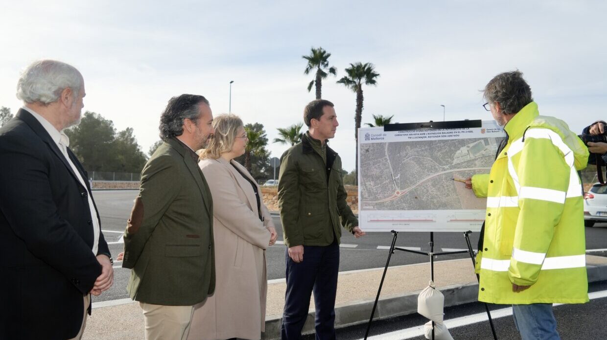 La nueva rotonda de Son Ver&iacute; Nou elimina uno de los puntos negros m&aacute;s peligrosos de Mallorca