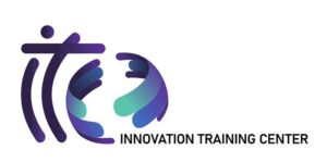 Logo del Innovation Training Center con dise&ntilde;o moderno y colores vibrantes.