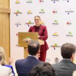 Marga Prohens durante su intervenci&oacute;n en la Feria Internacional de Turismo Fitur 2026