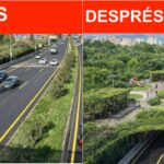 Comparativa de la V&iacute;a de Cintura antes y despu&eacute;s del soterramiento propuesto