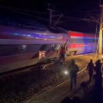 Accidente de trenes de alta velocidad en C&oacute;rdoba con equipos de emergencia