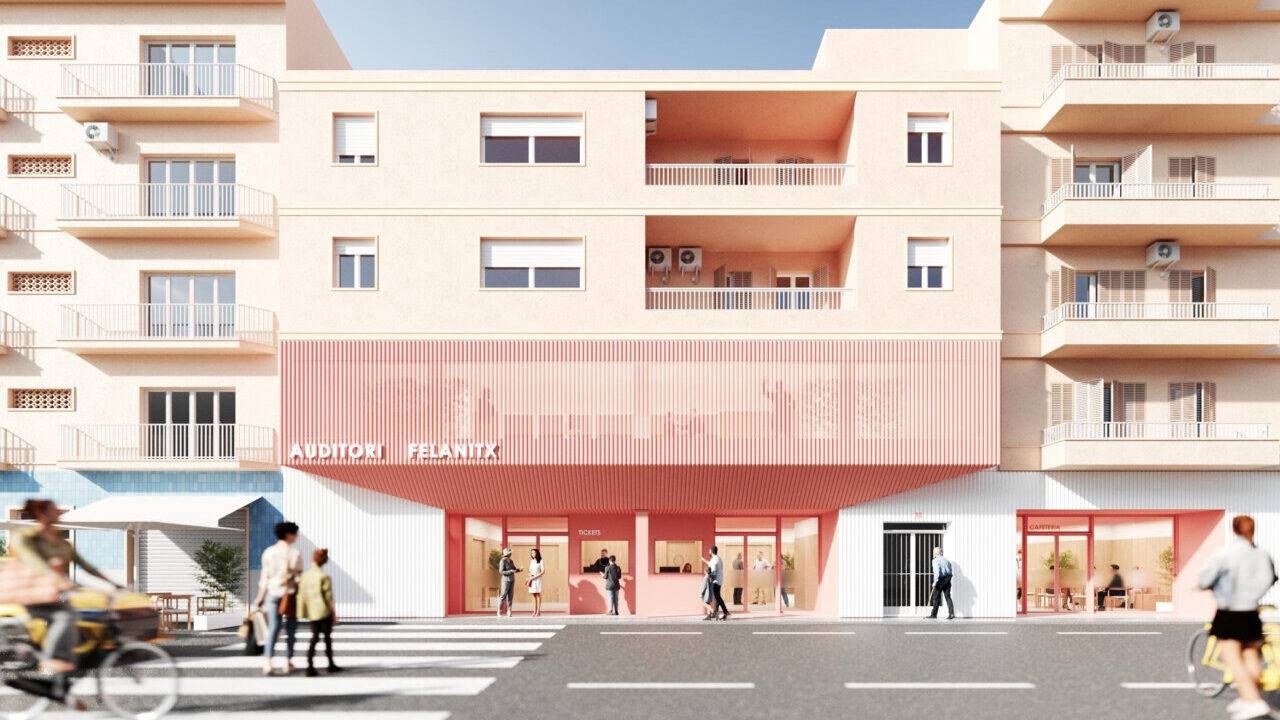 Vista del nuevo Auditori Municipal de Felanitx con dise&ntilde;o moderno y accesible.