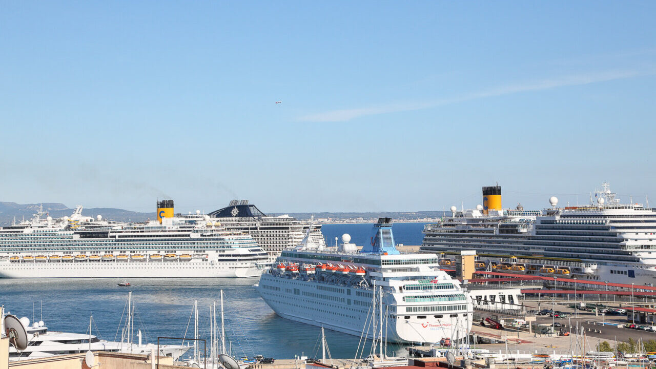 Los cruceros s&oacute;lo podr&aacute;n desembarcar a 7.500 viajeros a la semana en Palma