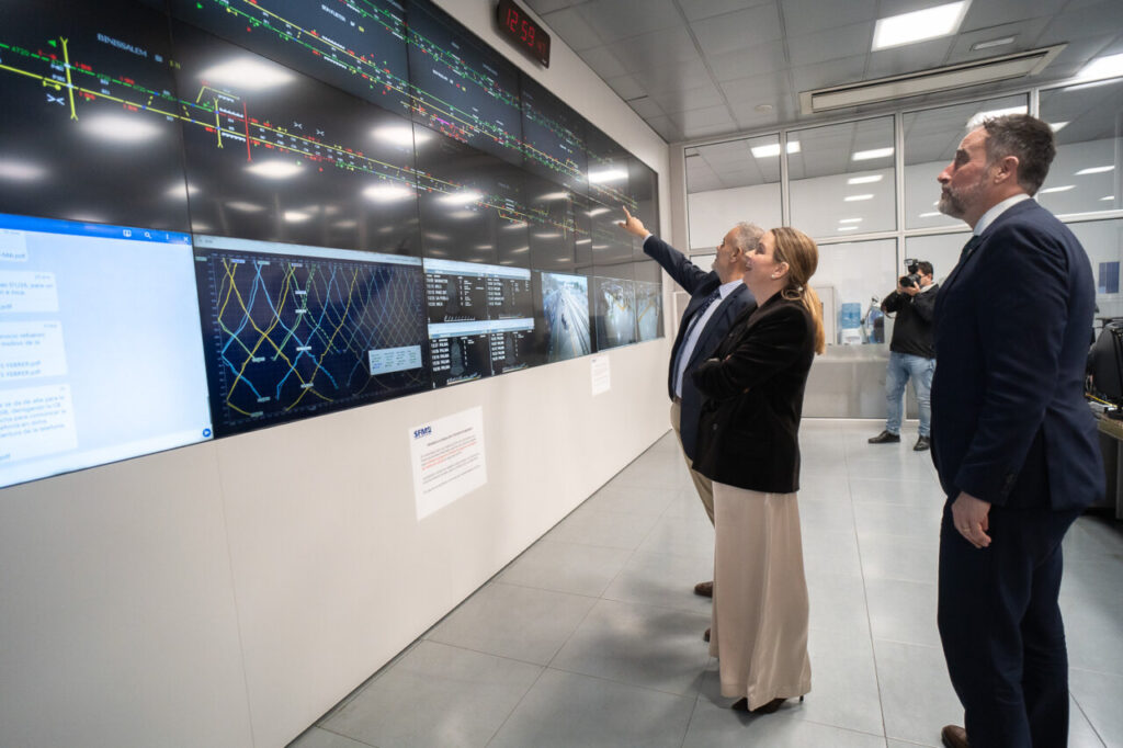 Presentaci&oacute;n del sistema ERTMS en el Centro de Tr&aacute;fico Centralizado
