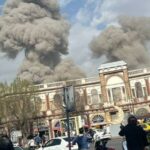 Explosión de humo en Teherán tras ataque israelí