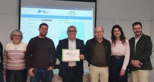 Entrega del Sello Infoparticipa al Ayuntamiento de Inca en un evento