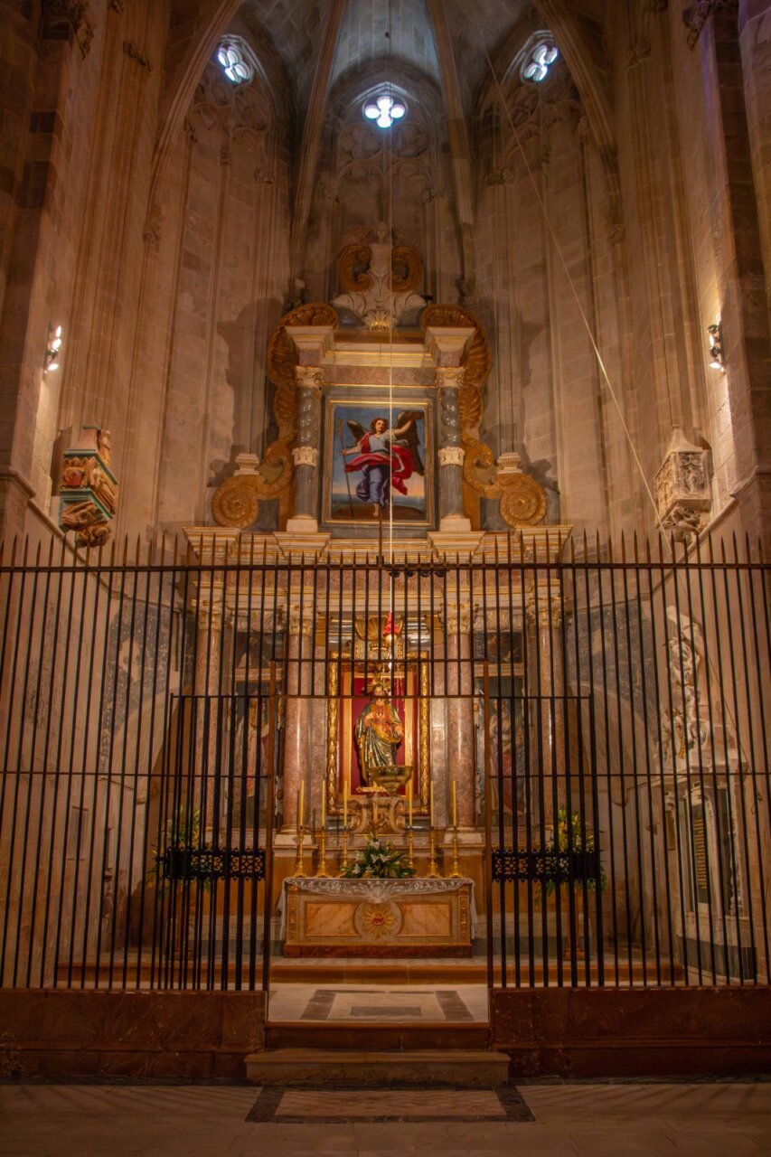 Interior de la capilla del Sagrat Cor en la Catedral de Palma tras restauraci&oacute;n