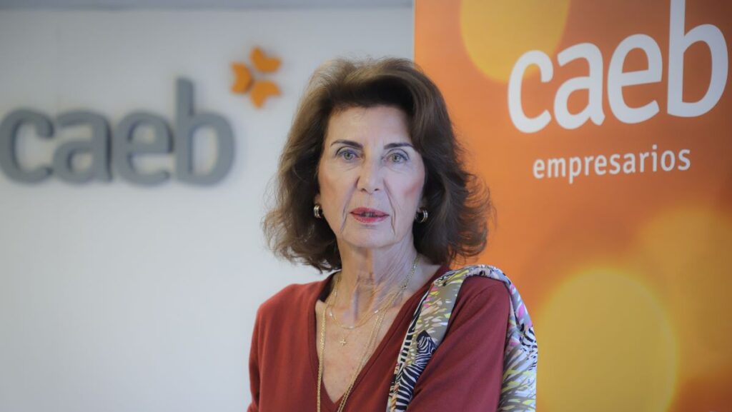Carmen Planas, presidenta de CAEB, en la nueva oficina de proyectos empresariales.