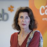 Carmen Planas, presidenta de CAEB, en la nueva oficina de proyectos empresariales.