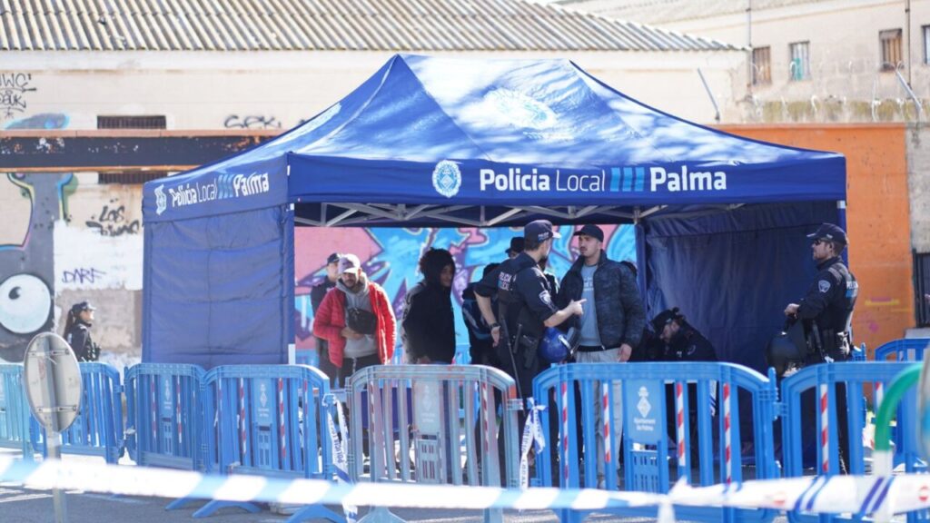 Arranca el operativo de control de la Polic&iacute;a Local en la antigua c&aacute;rcel de Palma