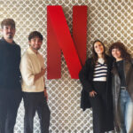 Miquel Jaume y equipo en los estudios de Netflix