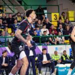 Jugadores del Fibwi Mallorca en un partido de baloncesto