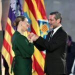 Jaime Anglada recibiendo la Medalla de Oro de las Islas Baleares en ceremonia