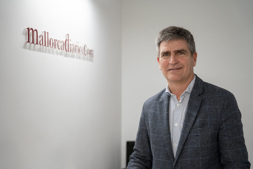 Miguel P&eacute;rez Marsal en la oficina de Mallorca Diario