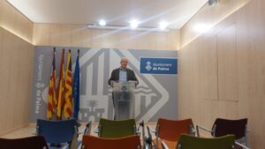 &Oacute;scar Fidalgo en rueda de prensa sobre urbanismo en Palma