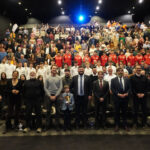 Asistentes a la Gala de l'Esport en Marratxí, celebrando logros deportivos.