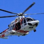 Helicóptero Helimer 220 de Salvamento Marítimo en vuelo