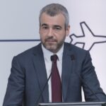 Maurici Lucena, presidente de Aena, durante una presentación formal.