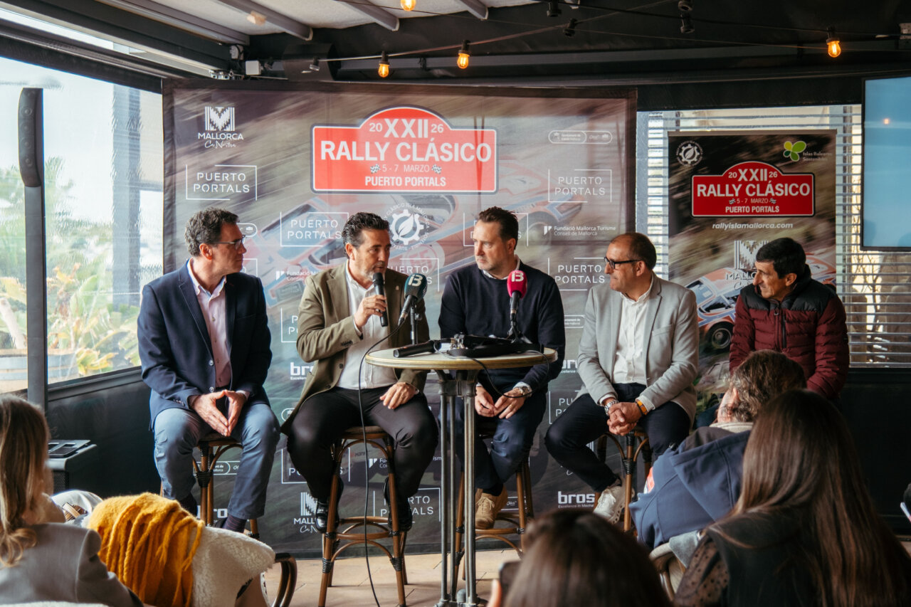 Presentación del XXII Rally Clásico Mallorca en Puerto Portals