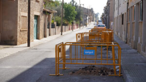 Obras de renovaci&oacute;n de la red de agua potable en sa Cabaneta