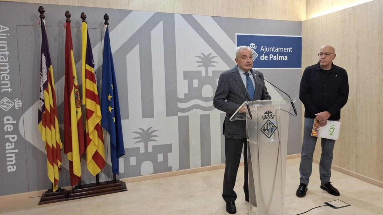 Fulgencio Coll de Vox Palma en conferencia sobre vivienda en Palma