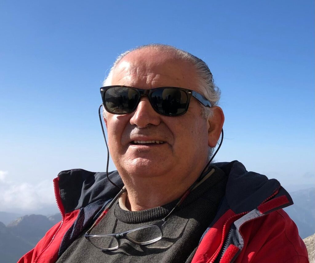 Mart&iacute;n March en una excursi&oacute;n