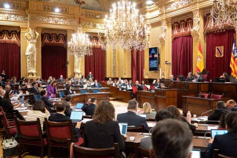 Sesi&oacute;n en el Parlamento durante la derogaci&oacute;n de la memoria hist&oacute;rica