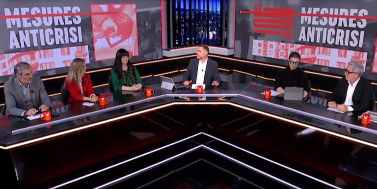 Panel de discusi&oacute;n en el programa Torn de Paraula sobre medidas anticrisis en Baleares