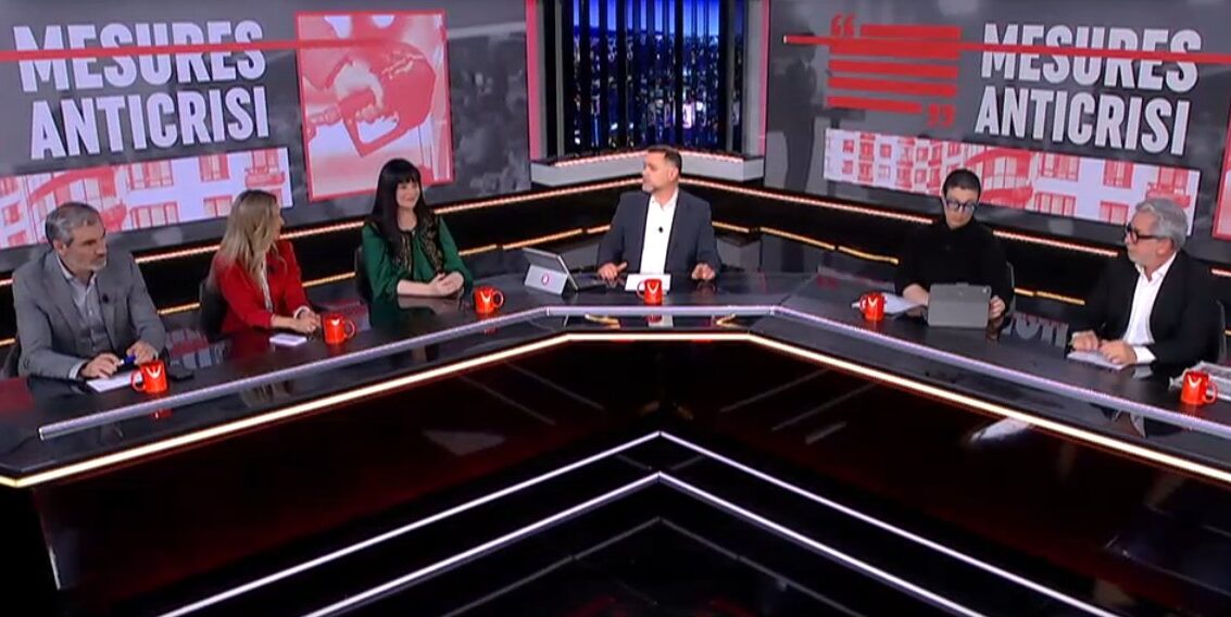 Panel de discusi&oacute;n en el programa Torn de Paraula sobre medidas anticrisis en Baleares