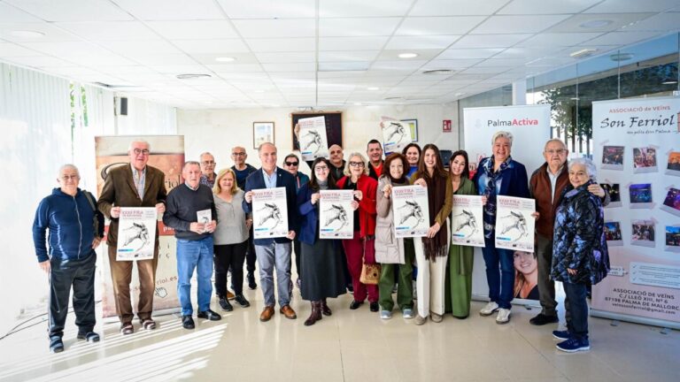 Grupo de personas en la presentación de la Fira de Son Ferriol