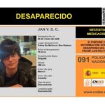 Aviso de b&uacute;squeda de un joven desaparecido en Palma de Mallorca.