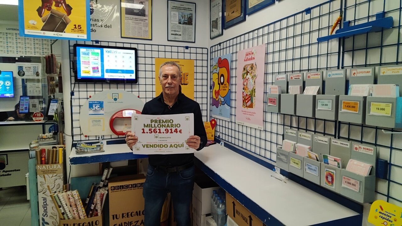 La Bonoloto deja un premio de un mill&oacute;n y medio de euros en Pollen&ccedil;a