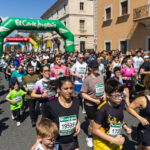 Participantes de la Carrera Popular Ciutat de Palma corriendo juntos