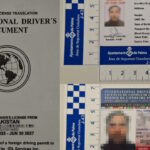 Conductor muestra tres carn&eacute;s de conducir falsos a la polic&iacute;a local