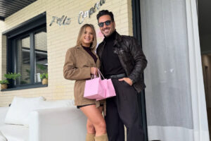 David Bustamante y Yana Olina celebrando un cumplea&ntilde;os juntos