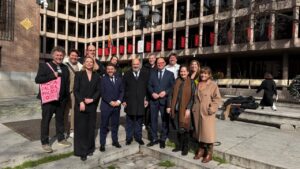 Delegaci&oacute;n del Ayuntamiento de Palma en la presentaci&oacute;n de su candidatura cultural