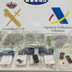 Paquetes postales con marihuana y hach&iacute;s incautados por la Guardia Civil