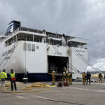 Alarma por un incendio en un ferri de GNV con destino Palma