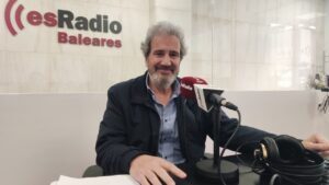 Juan Salas durante una entrevista en esRadio Baleares
