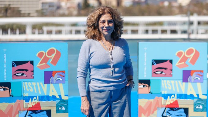 Lolita Flores en la presentaci&oacute;n de Mallorca Confidencial en el Festival de M&aacute;laga