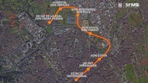 As&iacute; ser&aacute; la l&iacute;nea de metro que conectar&aacute; la Intermodal con Son Espases en 10 minutos
