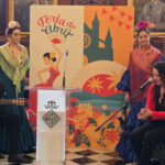 Presentaci&oacute;n de la Feria de Abril en Palma con m&uacute;sica y baile flamenco.