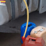 Pillada una pareja robando gasolina de camiones en una cantera de Ibiza