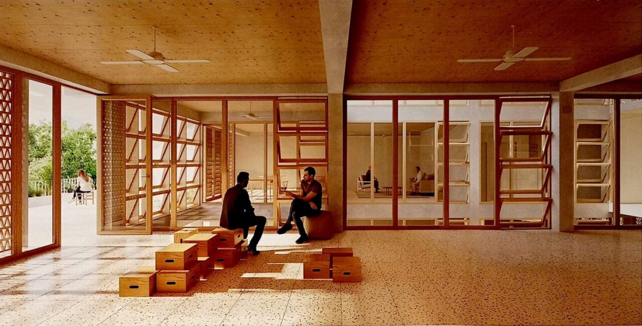 Interior del proyecto de remodelaci&oacute;n de los cines Metropolitan en Palma