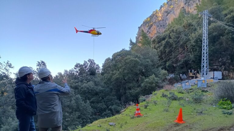 Endesa renueva la l&iacute;nea de Alfabia para reforzar la malla el&eacute;ctrica de la Serra