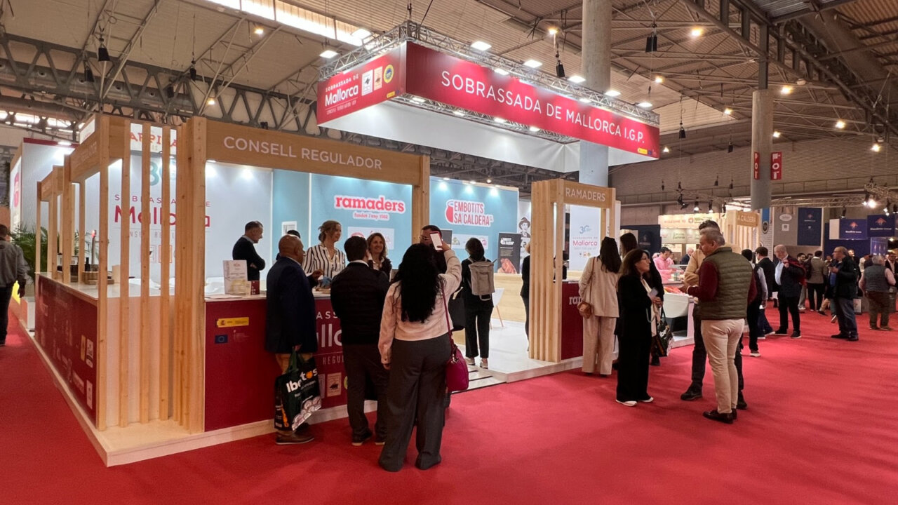 Stand de la sobrassada de Mallorca en la feria Alimentaria 2026
