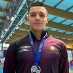 Tiago del Po del C.N. Felanitx con medalla de plata en natación