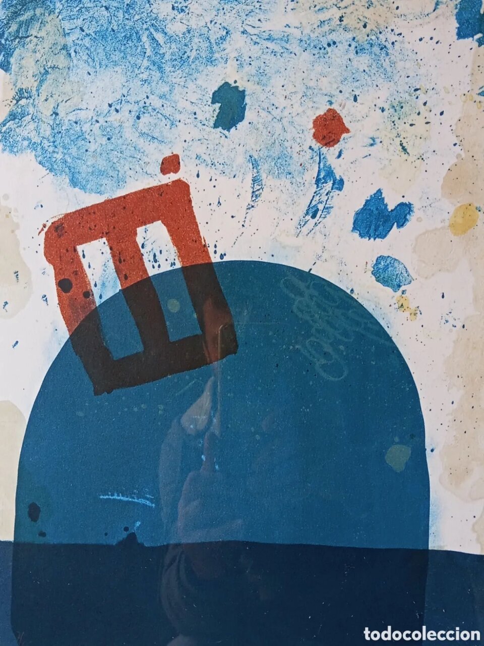 Obra abstracta de Pep Coll con formas y colores vibrantes