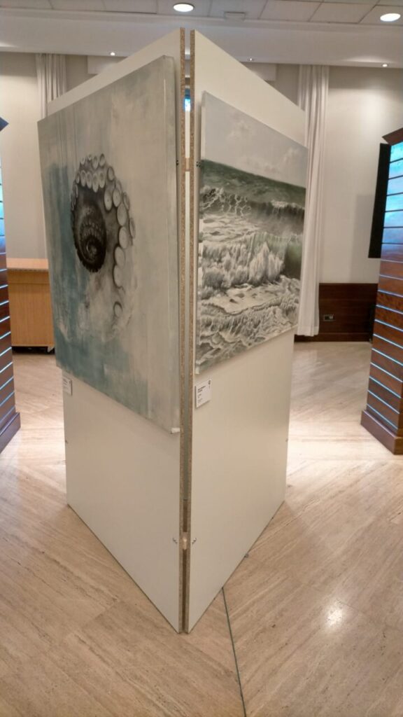 Exposici&oacute;n de pinturas en el Certamen de Pintura del C&iacute;rculo de Bellas Artes