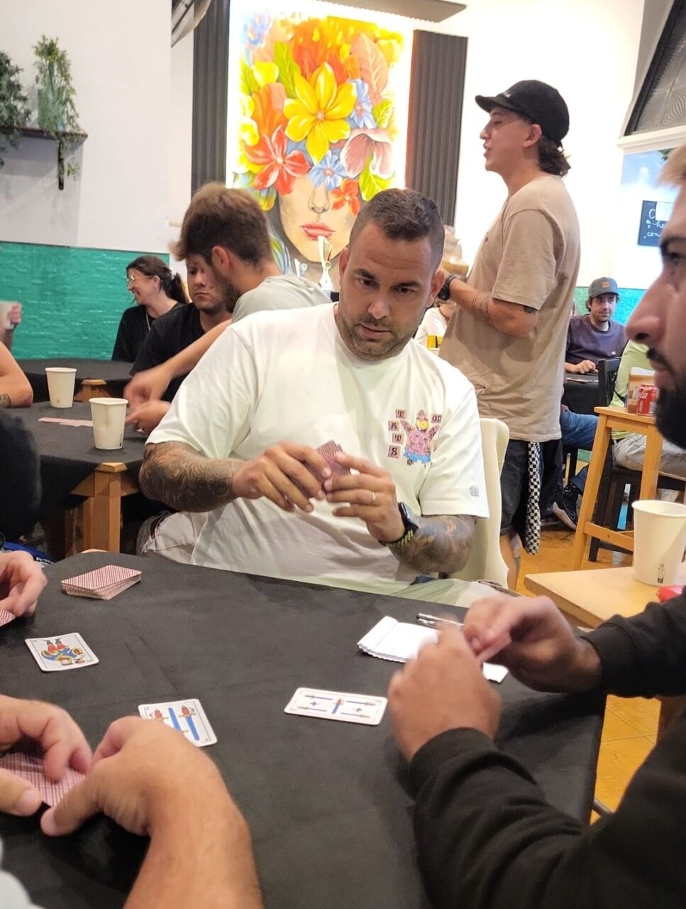Jordi, un mallorquín que salió campeón en el último torneo mensual de truco